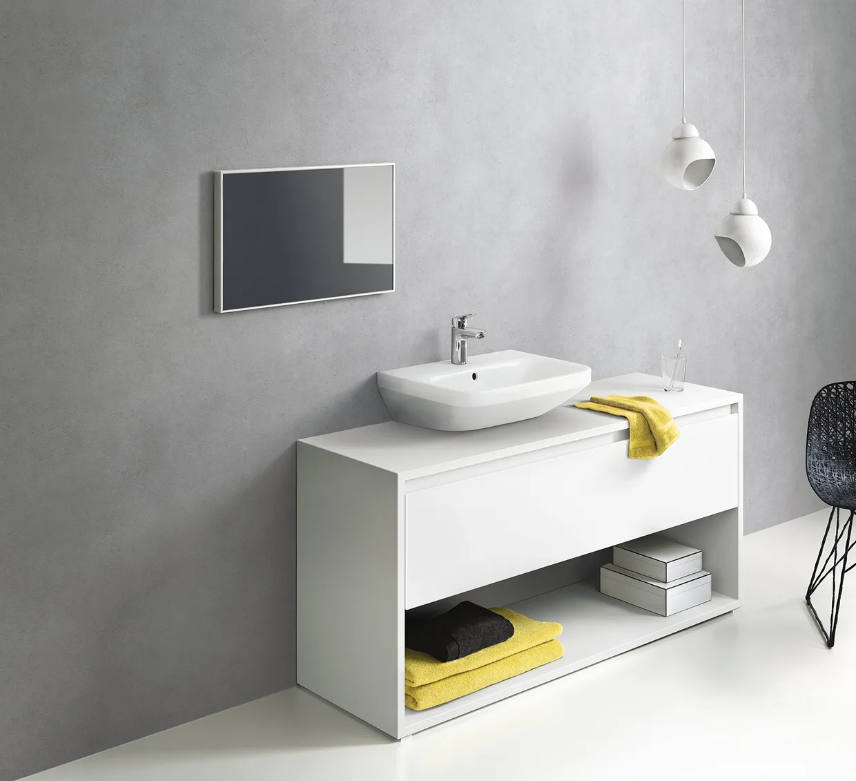 Смеситель для раковины hansgrohe Logis 100 с донным клапаном, хром (71100000) — фото 3