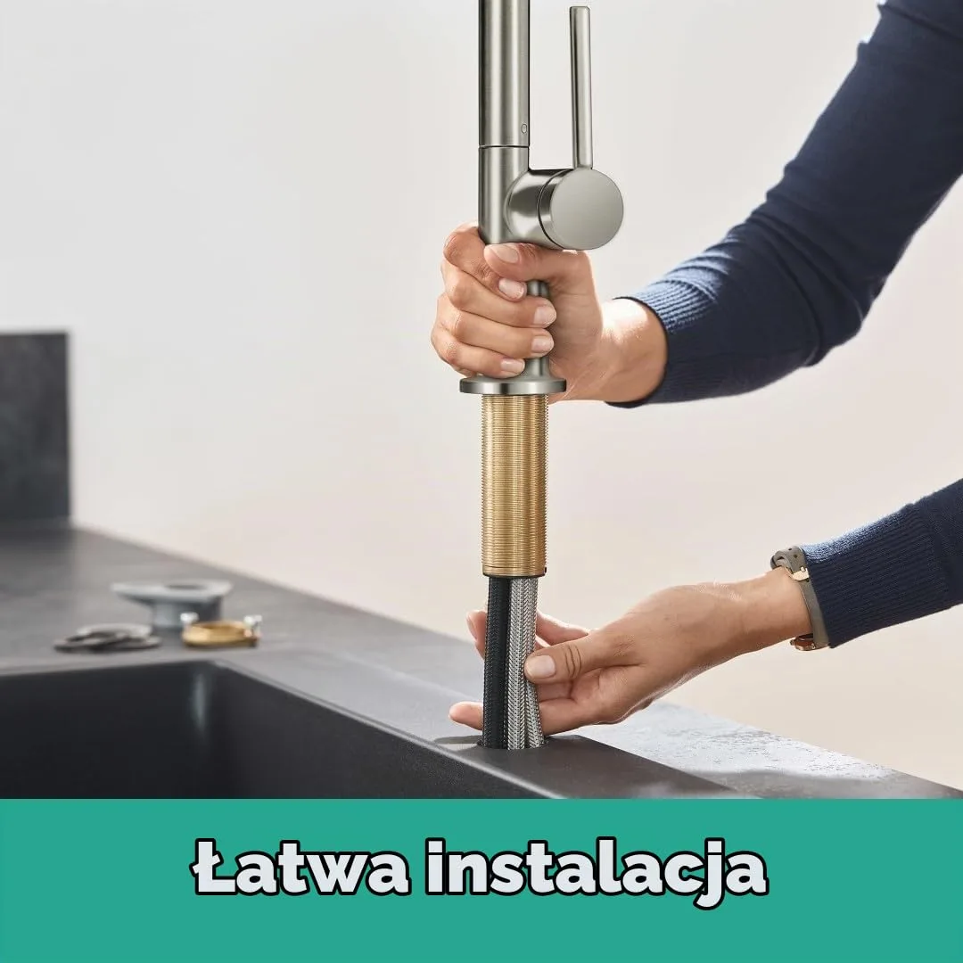 Смеситель для кухни hansgrohe Talis M54 U 220, Stainless Steel Finish (72806800) — фото 4