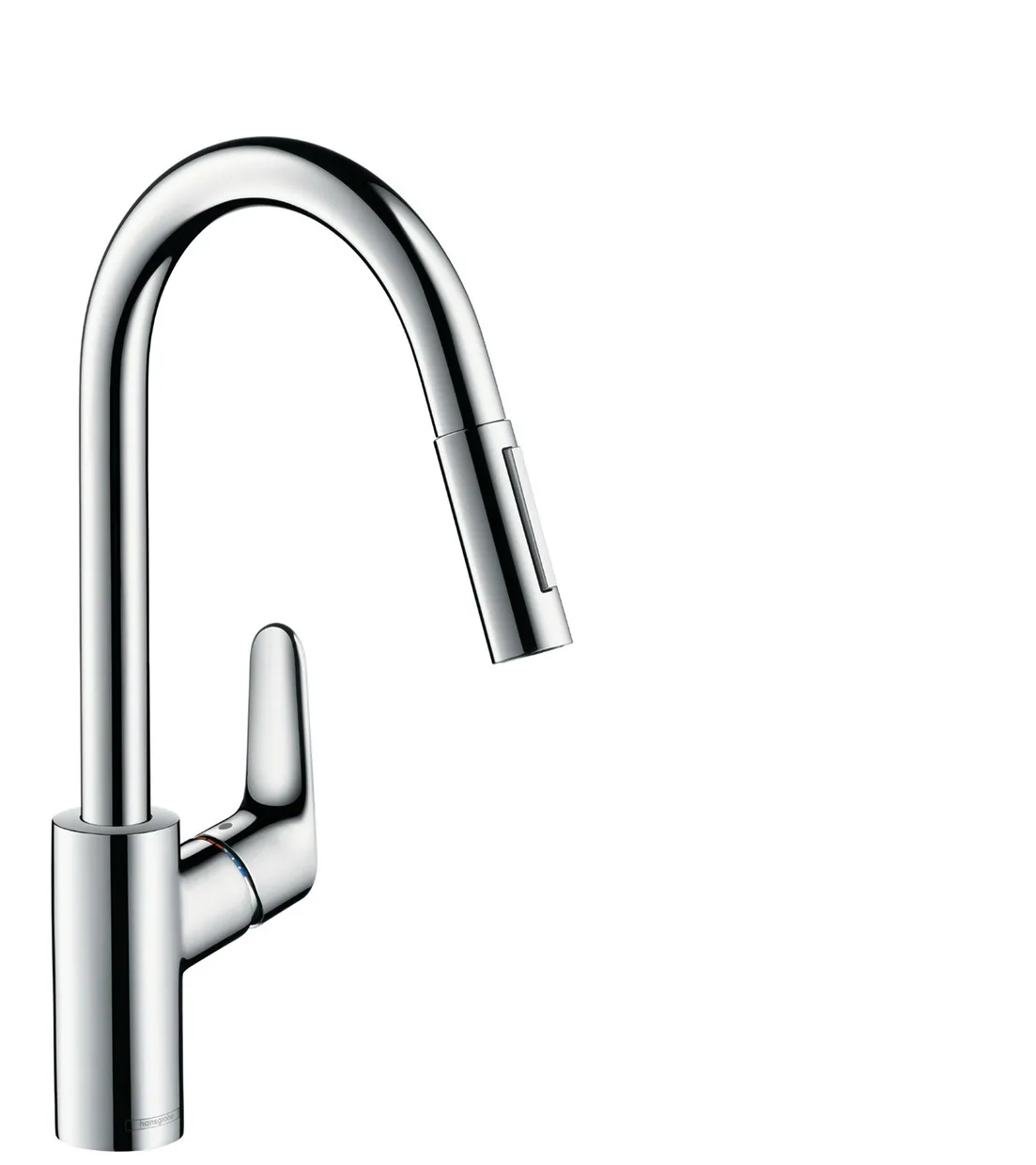 Смеситель для кухни hansgrohe Focus M41 240 с выдвижной лейкой, 2 режима, хром (31815000) — фото 5