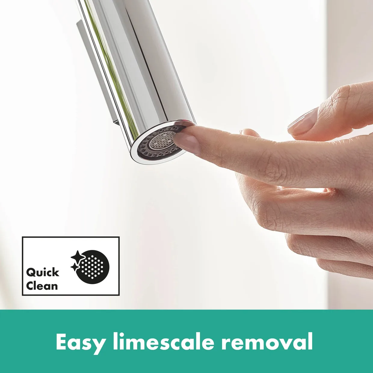 Смеситель для кухни hansgrohe Focus M41 240 с выдвижной лейкой, 2 режима, хром (31815000) — фото 8