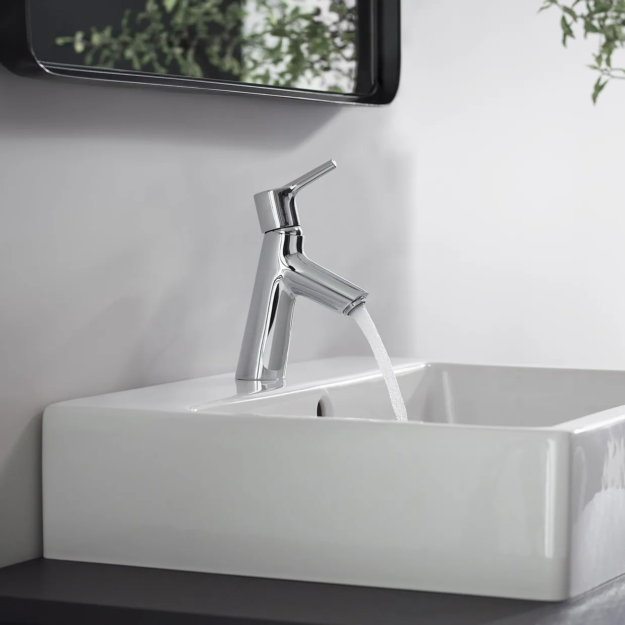 Смеситель для раковины hansgrohe Talis S 80 с донным клапаном Push-Open, хром (72011000) — фото 8