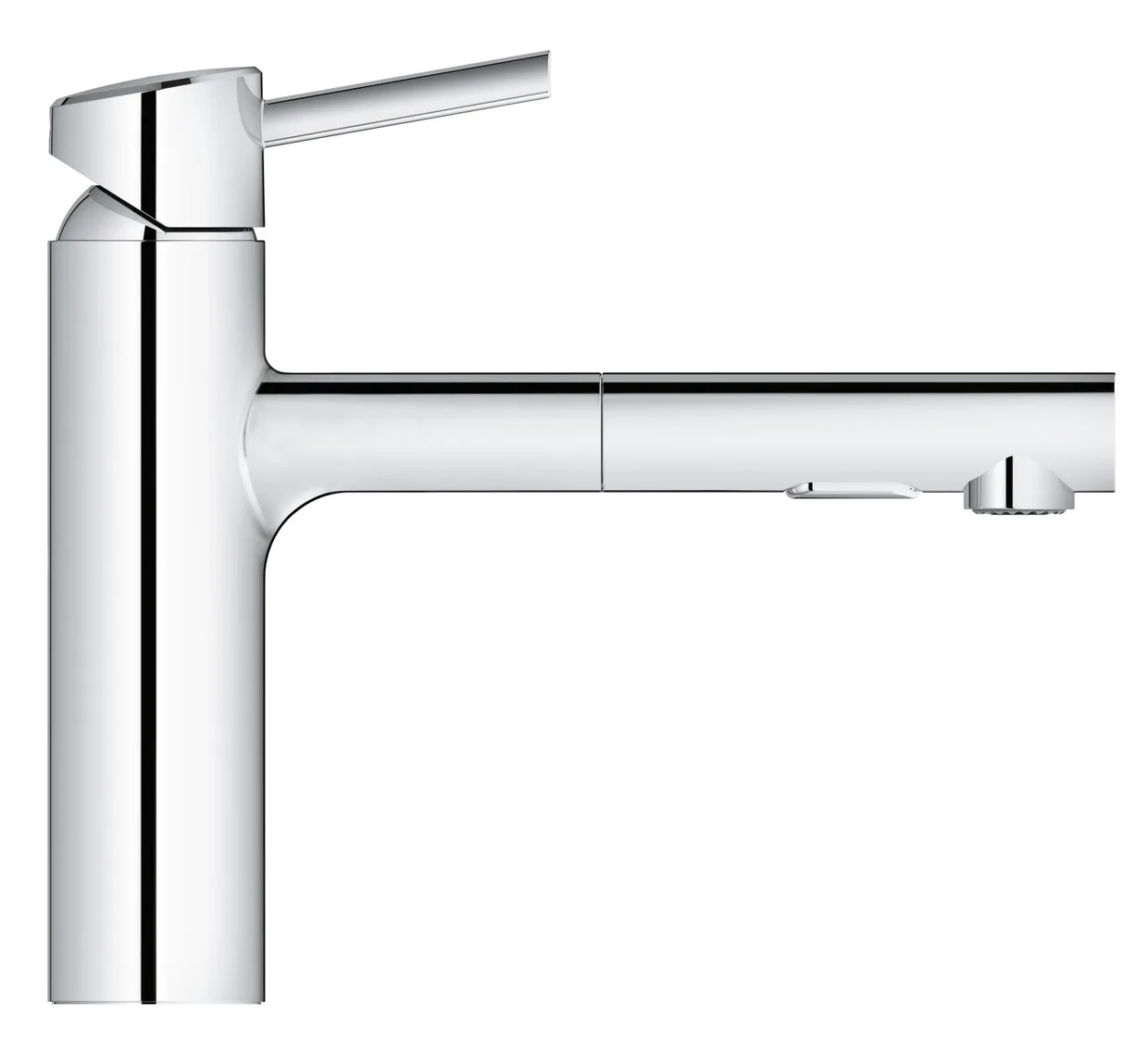 Смеситель для кухни GROHE Concetto с выдвижным изливом, 2 режима, хром (30273001) — фото 3