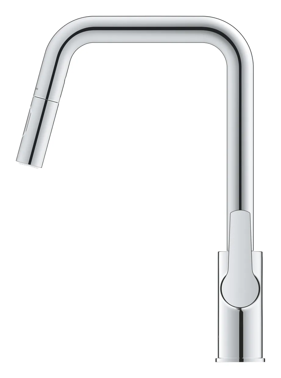 Смеситель для кухни GROHE Start с выдвижным изливом, 2 режима, хром (30631000) — фото 2