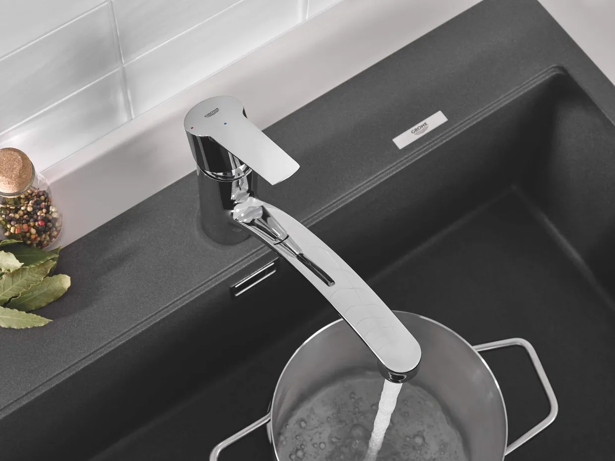 Смеситель для кухни GROHE Start OpenCold с низким изливом, хром (31138002) — фото 6