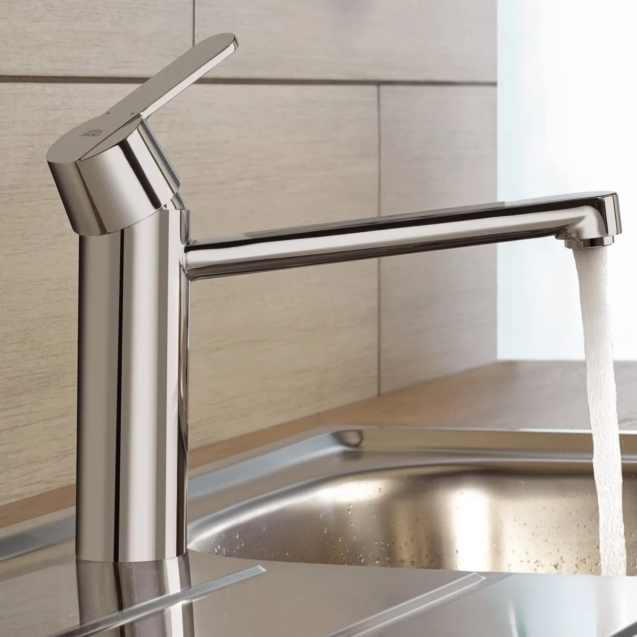 Смеситель для кухни GROHE Get с изливом средней высоты, хром (30196000) — фото 2