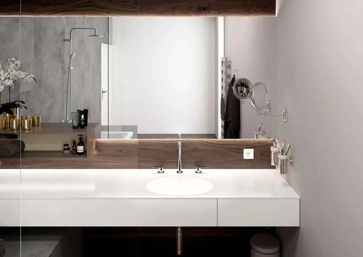 Смеситель для раковины hansgrohe Vernis Blend на 3 отверстия с донным клапаном, хром (71553000) — фото 3