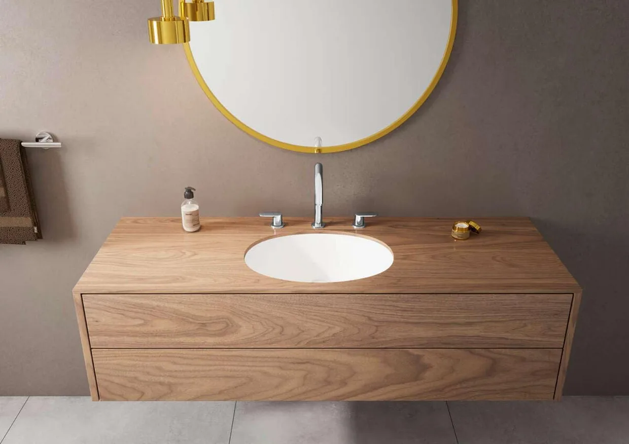 Смеситель для раковины hansgrohe Vernis Blend на 3 отверстия с донным клапаном, хром (71553000) — фото 4