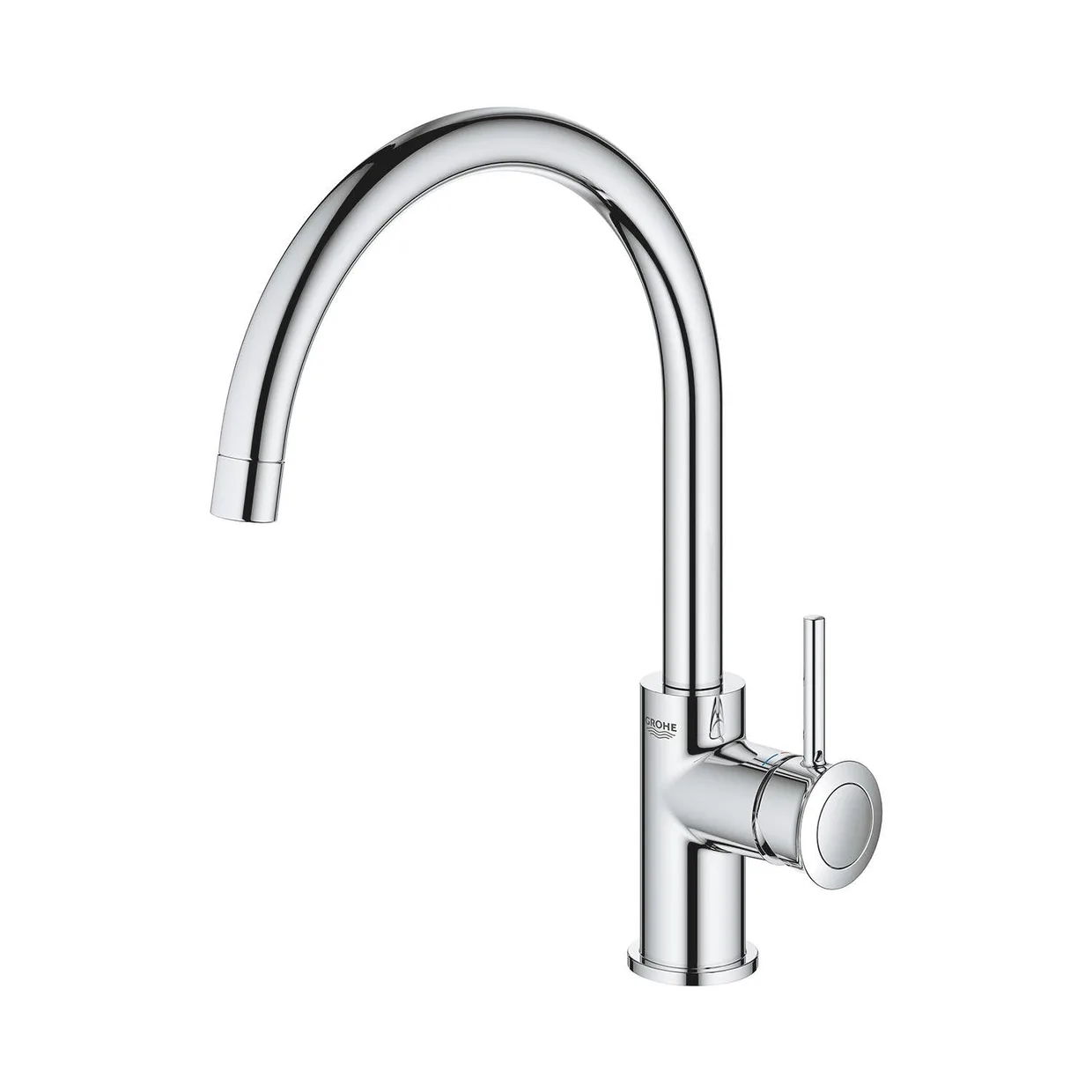 Змішувач для кухні GROHE Start Classic з високим C-подібним виливом, хром (31553001) — фото 2