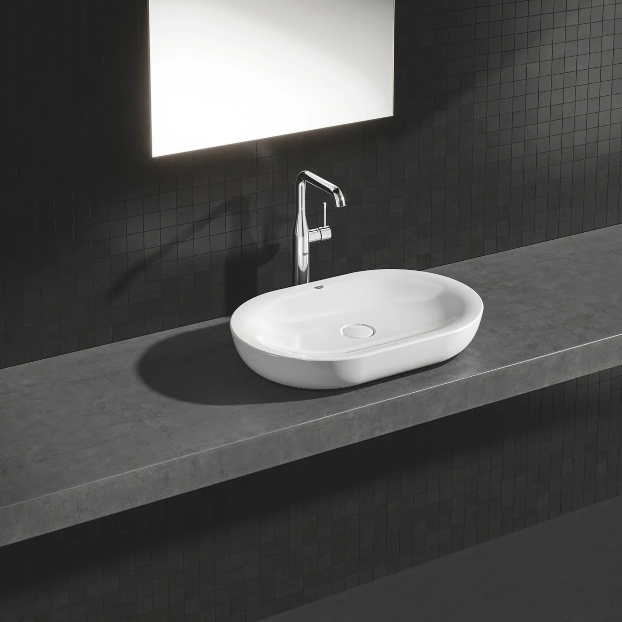 Смеситель для раковины GROHE Essence XL для накладной раковины, хром (32901001) — фото 3