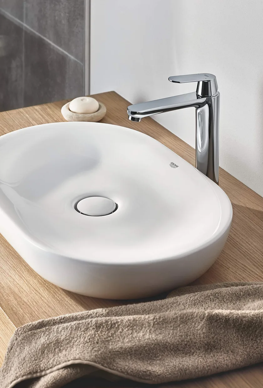 Смеситель для раковины GROHE Eurosmart Cosmopolitan XL для накладной раковины, хром (23921000) — фото 5