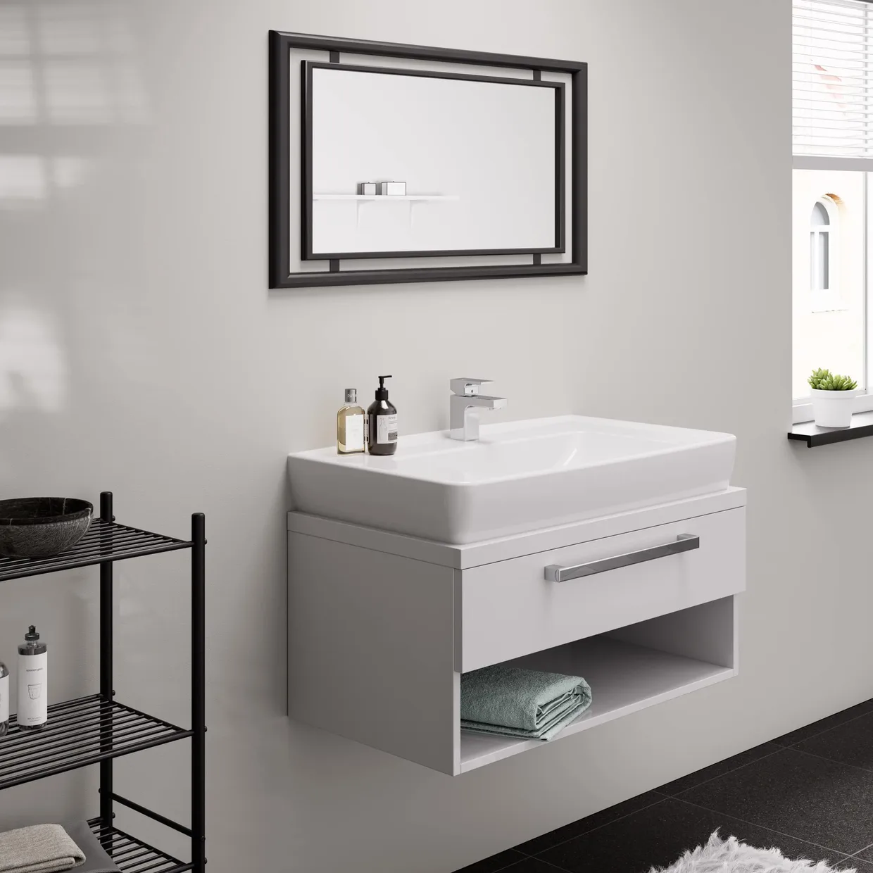 Змішувач для раковини hansgrohe Vernis Shape 70 без донного клапана, хром (71567000) — фото 5