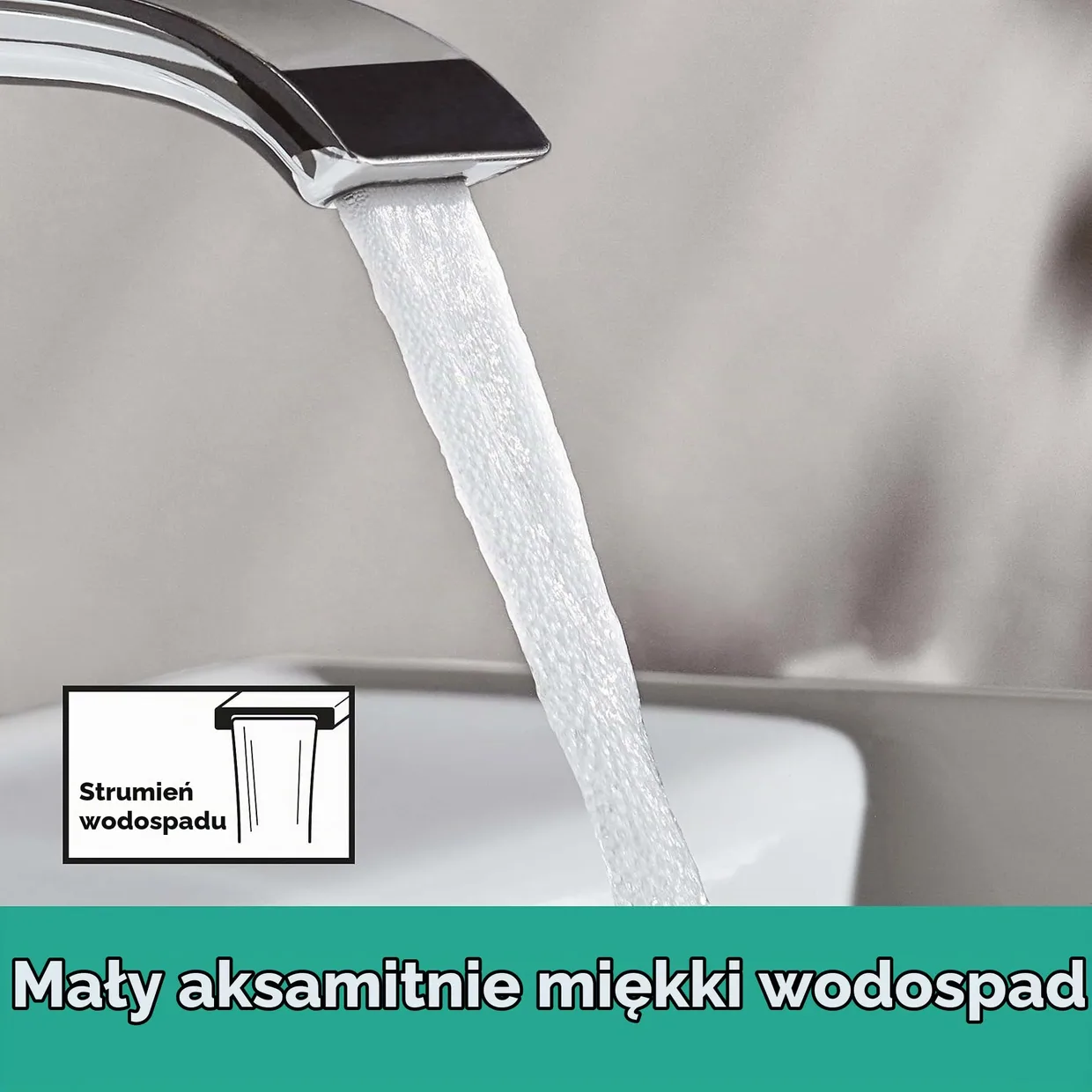 Смеситель для раковины hansgrohe Vivenis 80 с донным клапаном, хром (75010000) — фото 3