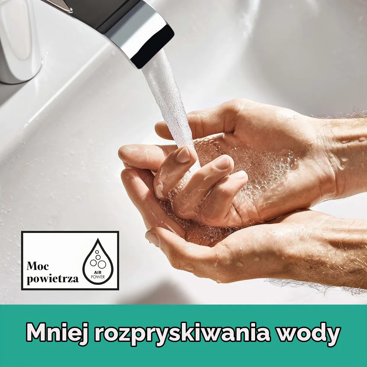 Смеситель для раковины hansgrohe Vivenis 80 с донным клапаном, хром (75010000) — фото 4