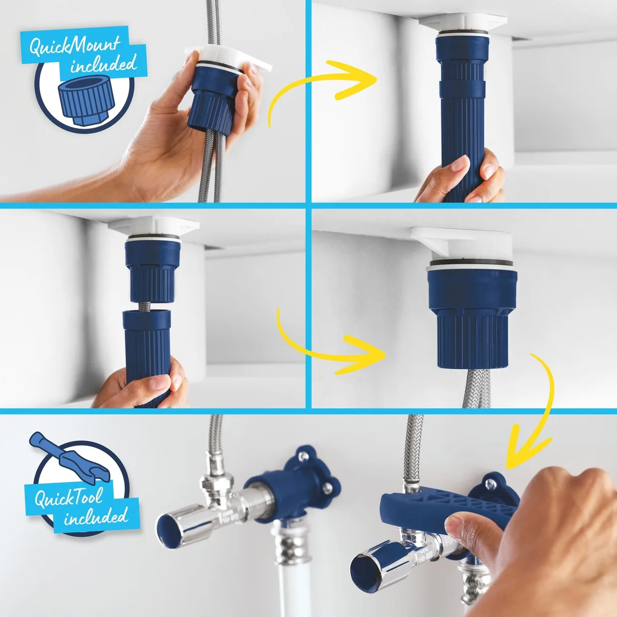 Смеситель для кухни GROHE Start с высоким C-образным изливом, матовый чёрный (304692430) — фото 7