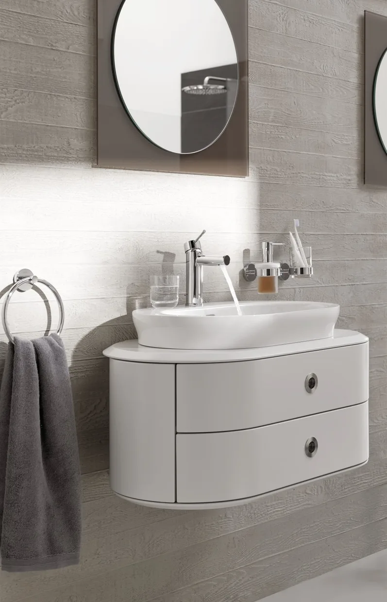 Смеситель для раковины GROHE Essence S с донным клапаном, хром (32898001) — фото 6