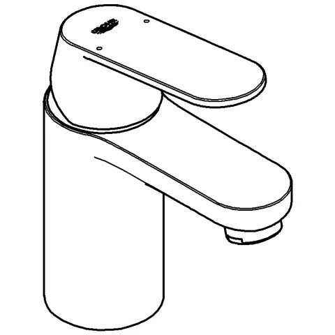 Смеситель для раковины GROHE Eurosmart Cosmopolitan M без донного клапана, хром (23327000) — фото 4
