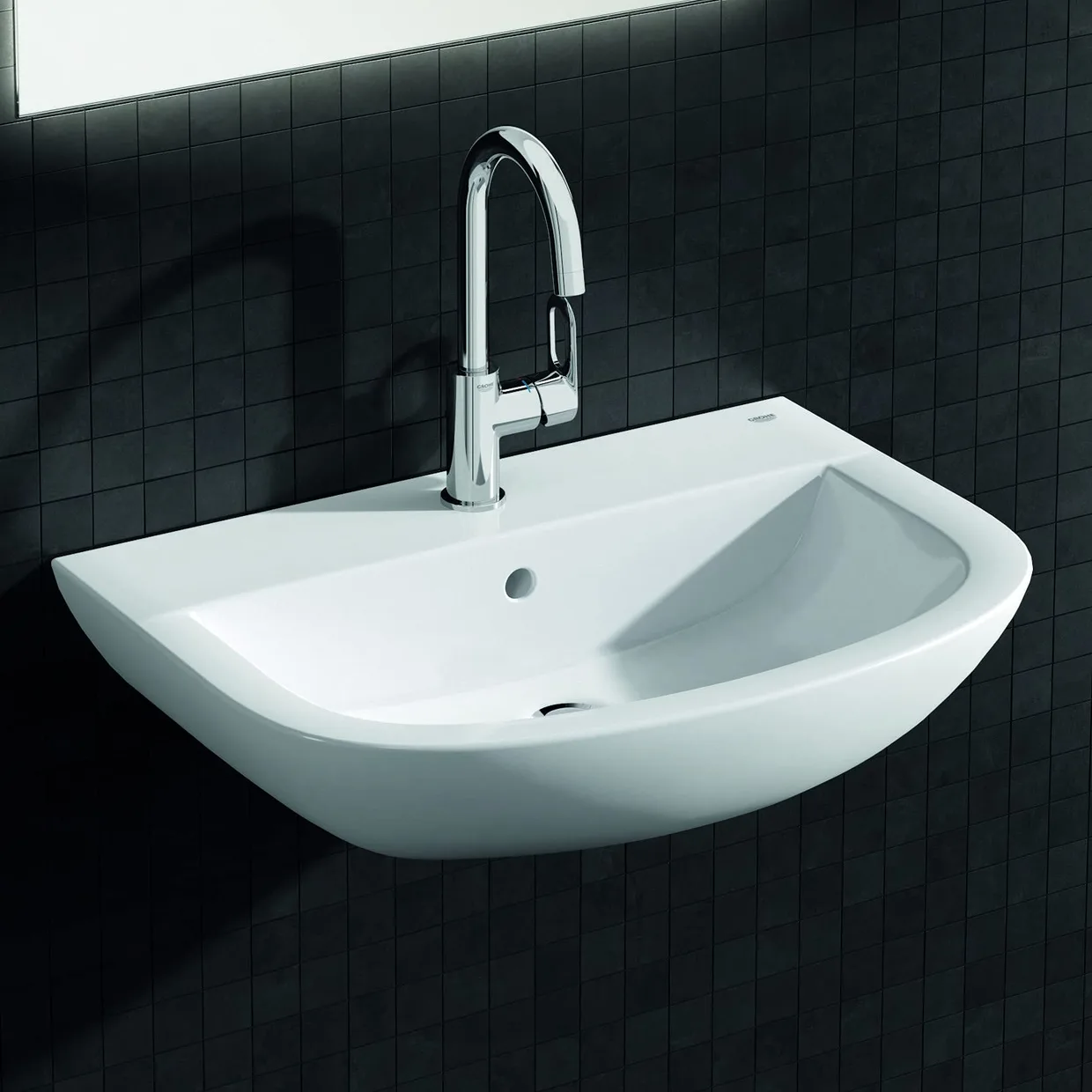 Смеситель для раковины GROHE BauLoop L с донным клапаном, хром (23763000) — фото 3