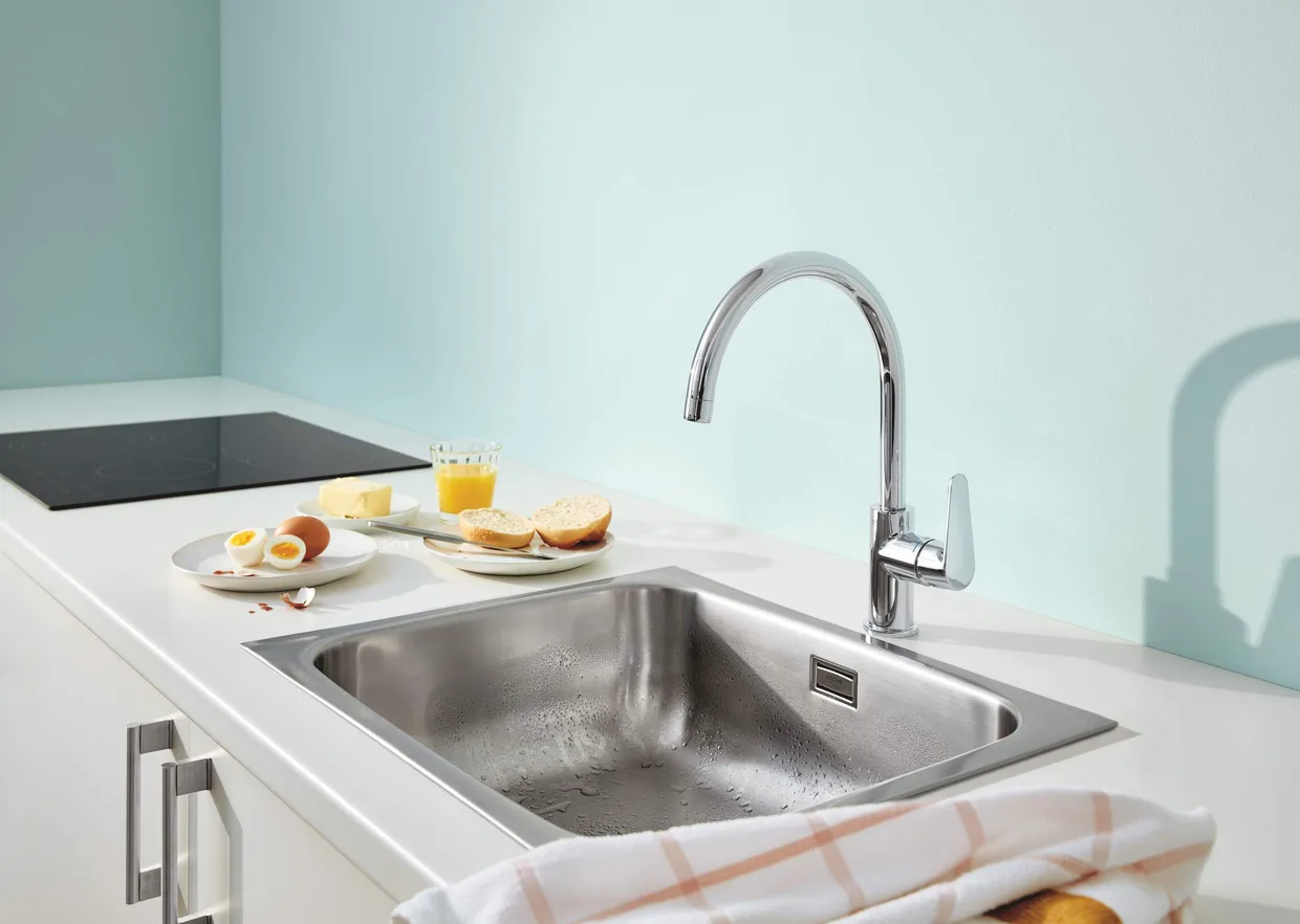 Смеситель для кухни GROHE Start Curve с высоким изливом, хром (31554001) — фото 3