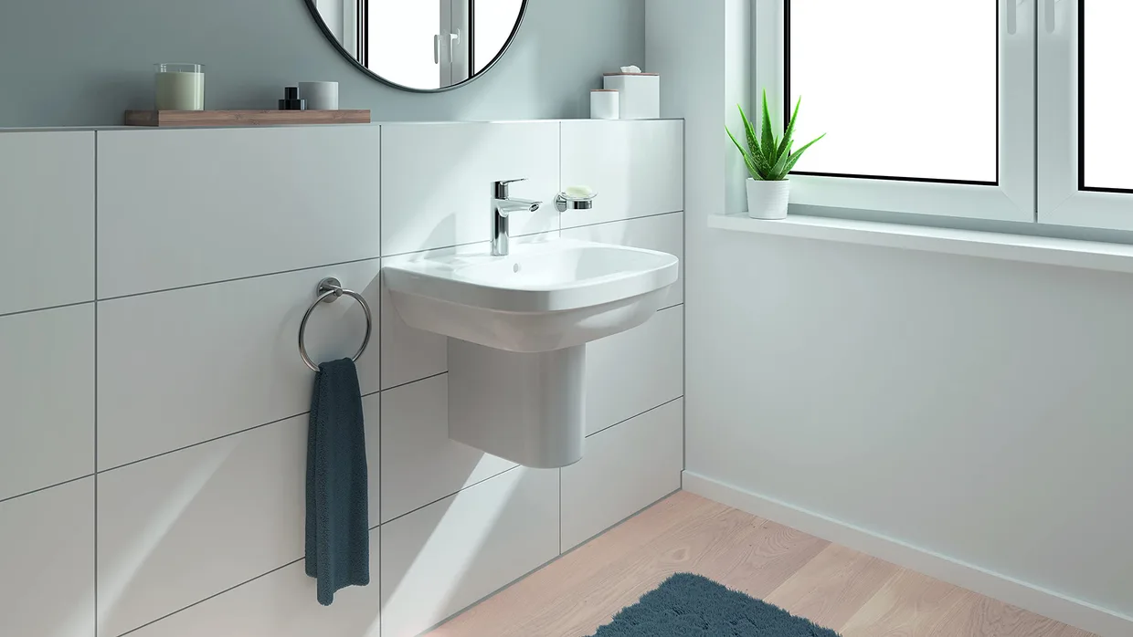 Смеситель для раковины GROHE Start M OpenCold с донным клапаном Push-Open, хром (23746002) — фото 5