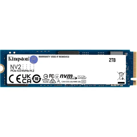 SSD диск Kingston M.2 NVMe NV2 M.2 2280 PCIe Gen4.0 x4 2TB (SNV2S-2000G)
