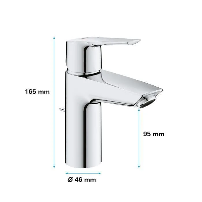 Смеситель для раковины GROHE Start S с донным клапаном, хром (24209002) — фото 5