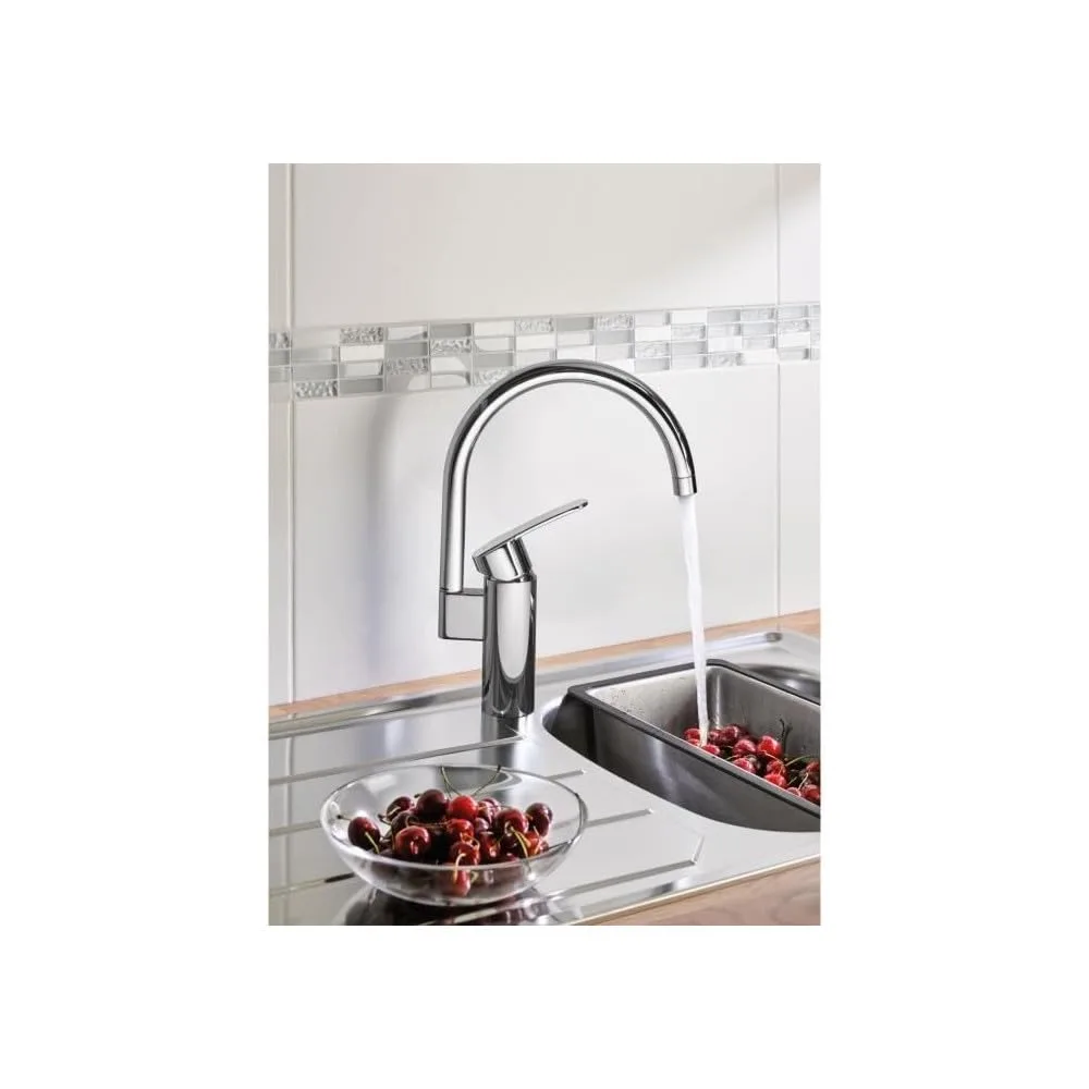 Змішувач для кухні GROHE Wave Cosmopolitan з високим виливом, хром (32449001) — фото 2