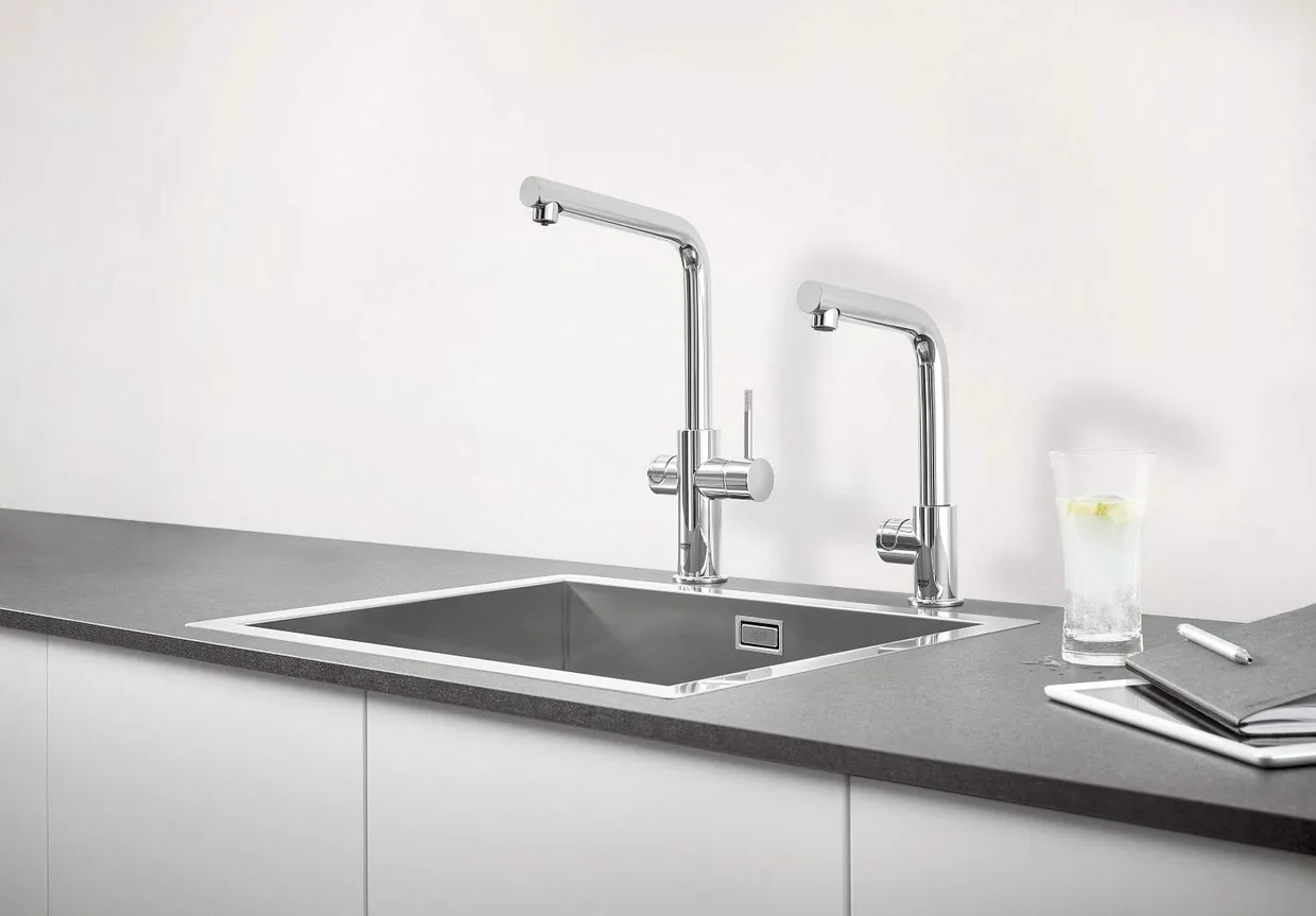 Смеситель для кухни с функцией кипятка GROHE Red Duo с бойлером M, L-образный излив, хром (30327001) — фото 5