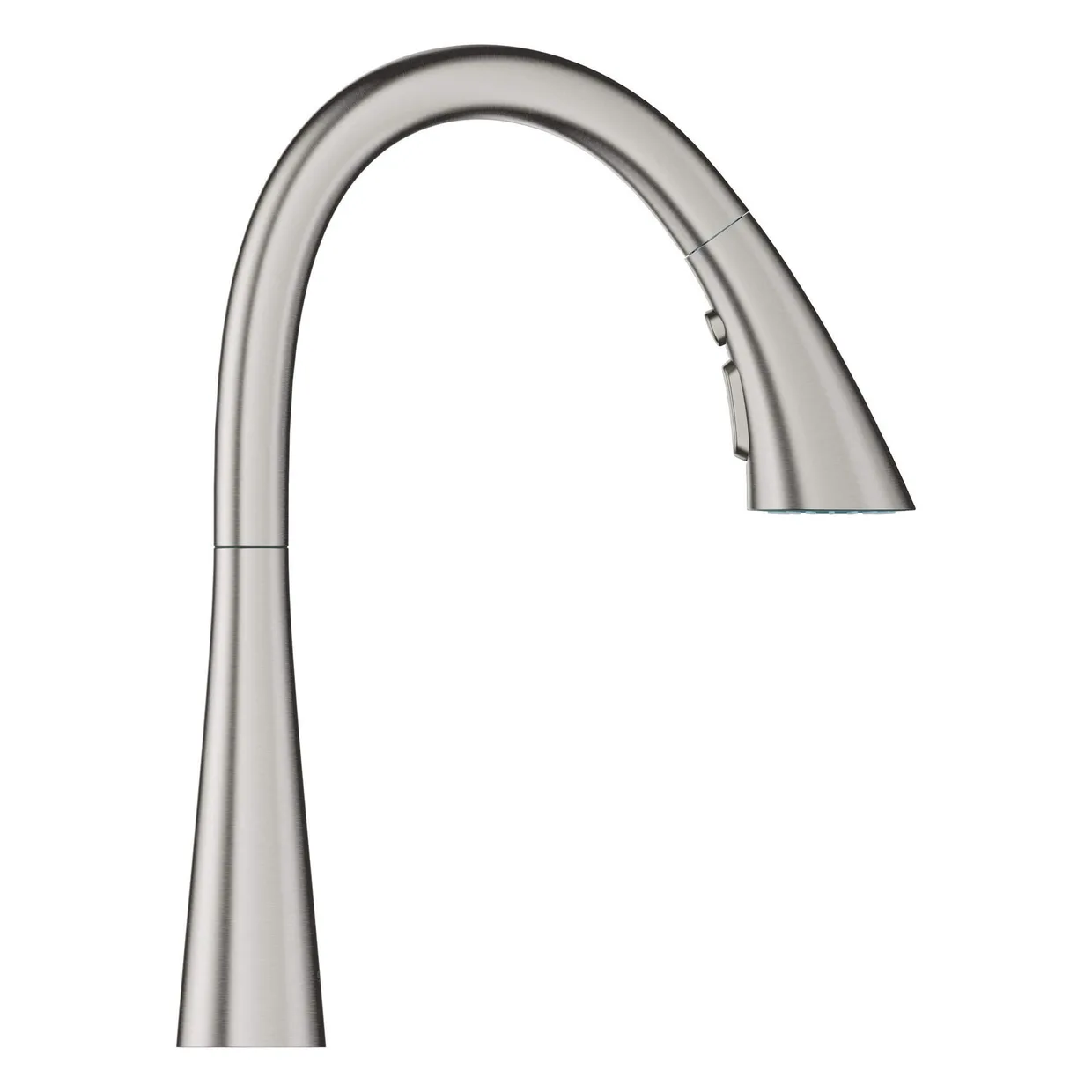 Змішувач для кухні GROHE Ladylux L2 з висувною лійкою, 3 режими, Supersteel (32298DC3) — фото 9