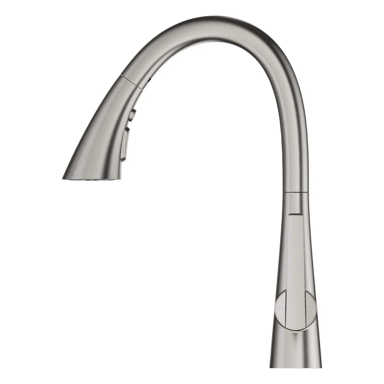 Змішувач для кухні GROHE Ladylux L2 з висувною лійкою, 3 режими, Supersteel (32298DC3) — фото 10