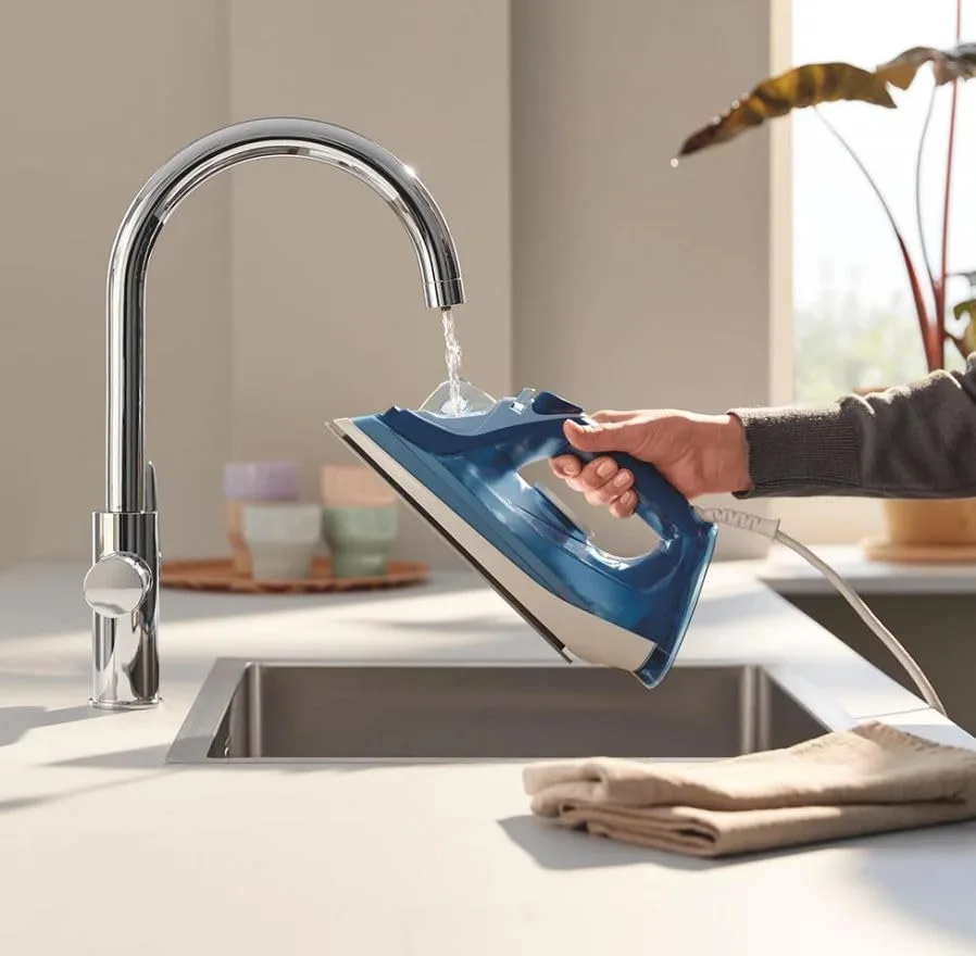 Змішувач для кухні з фільтром GROHE Blue Pure BauCurve, C-подібний вилив, стартовий набір, хром (30385000) — фото 8