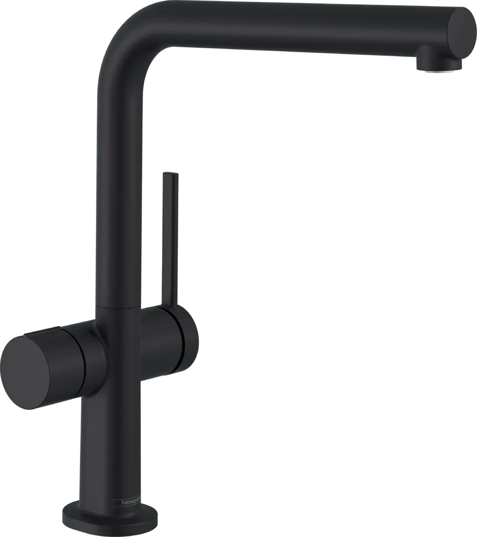Смеситель для кухни hansgrohe Talis M54 270 с вентилем для стиральной или посудомоечной машины, Matt Black (72827670)