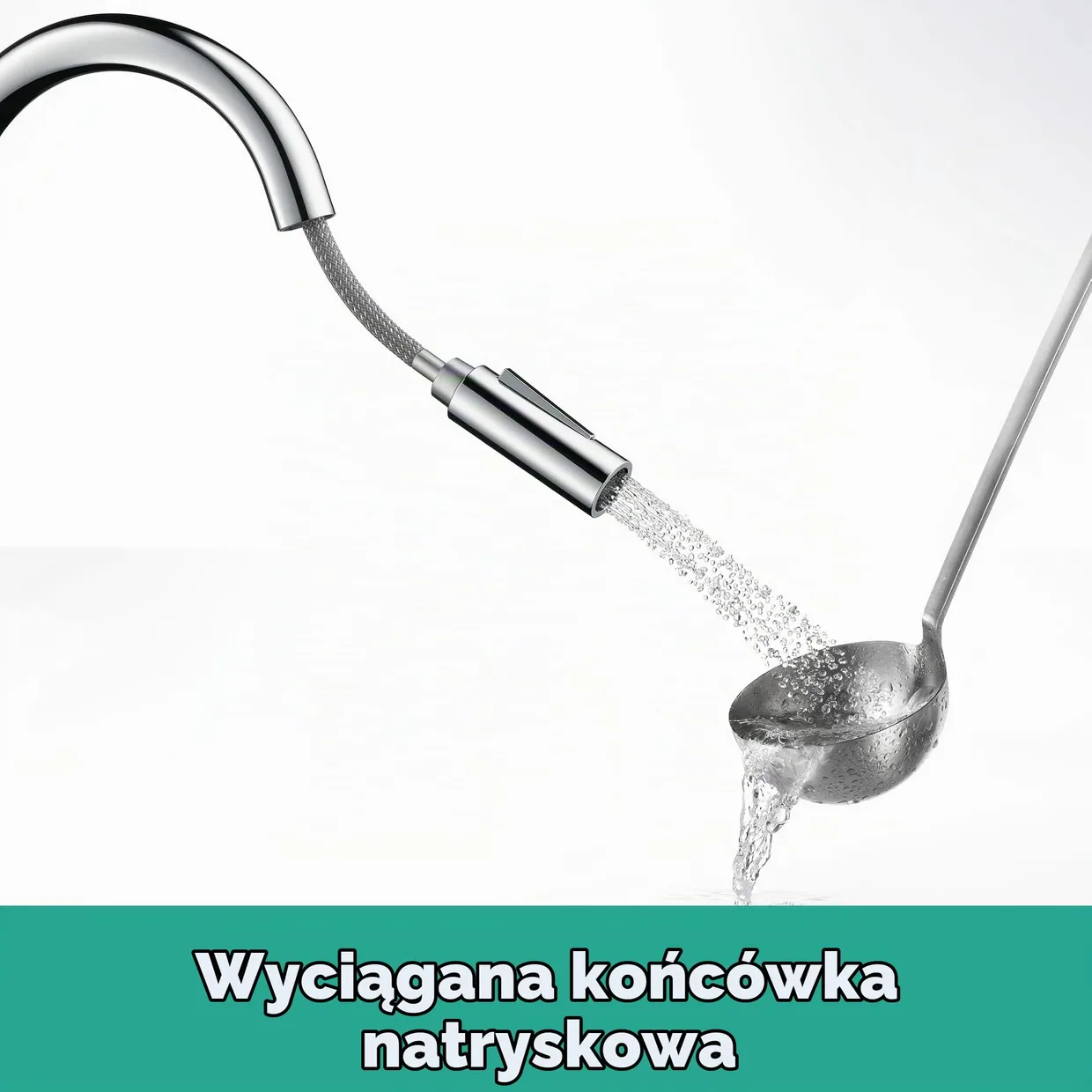 Смеситель для кухни hansgrohe Cento XL с выдвижной лейкой, 2 режима, хром (14803000) — фото 3