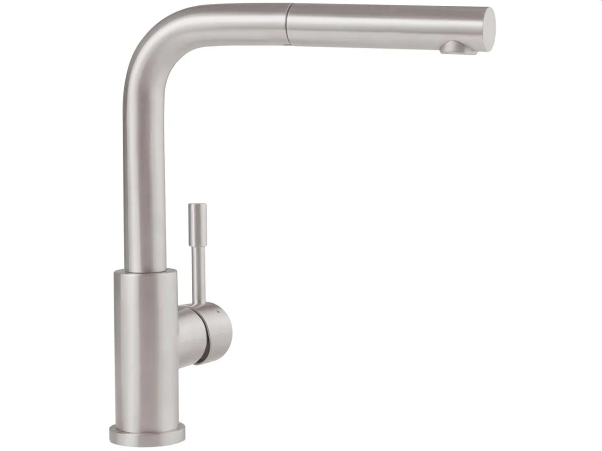 Смеситель для кухни Villeroy & Boch Steel Shower с выдвижной лейкой, нержавеющая сталь (969701LC) — фото 6
