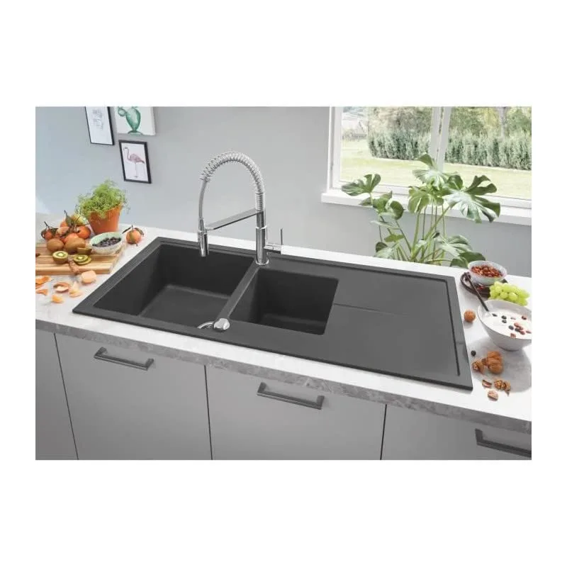 Смеситель для кухни GROHE Get с пружинным изливом и лейкой, 2 режима, хром (30361000) — фото 3