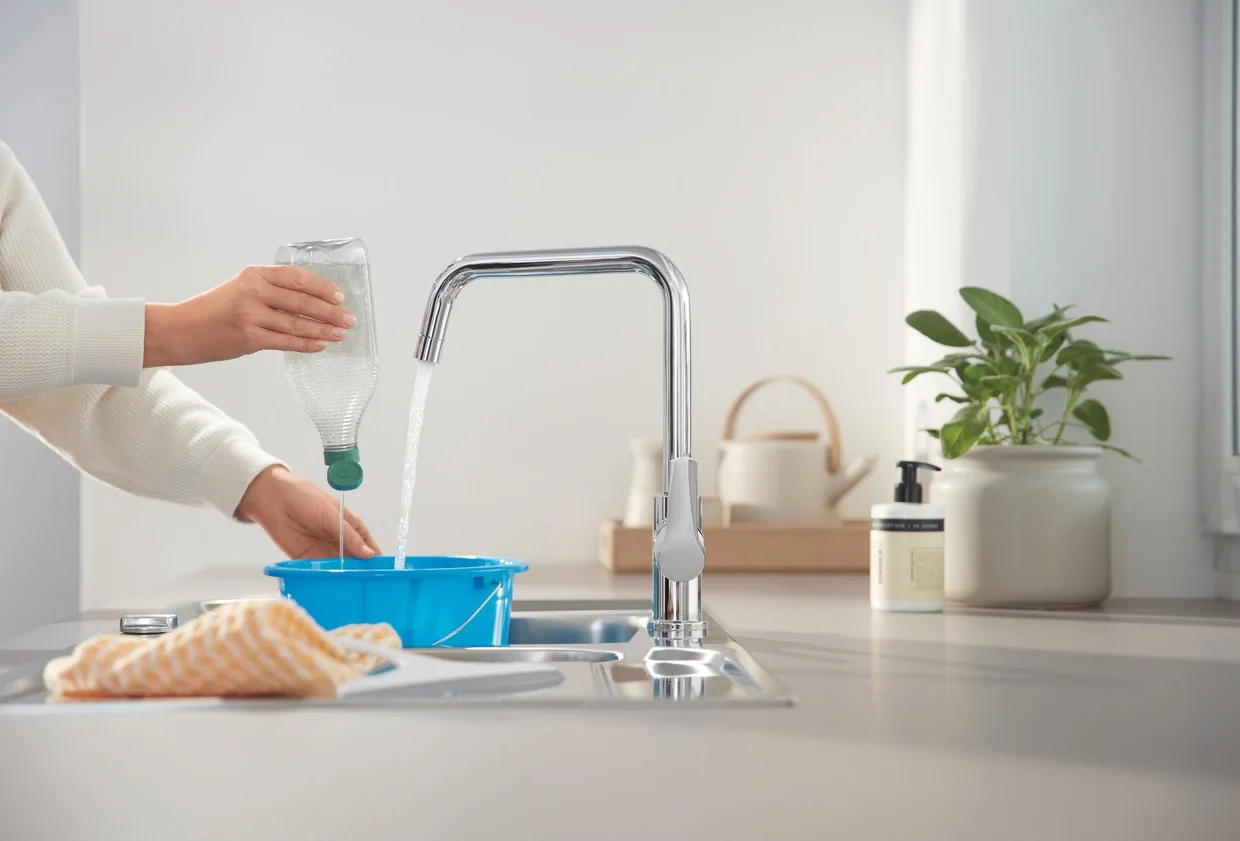 Смеситель для кухни GROHE Start с высоким изливом для монтажа перед окном, хром (30630000) — фото 3