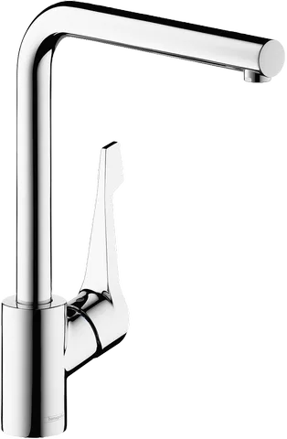 Смеситель для кухни hansgrohe Cento L с высоким L-образным изливом, хром (14802000)