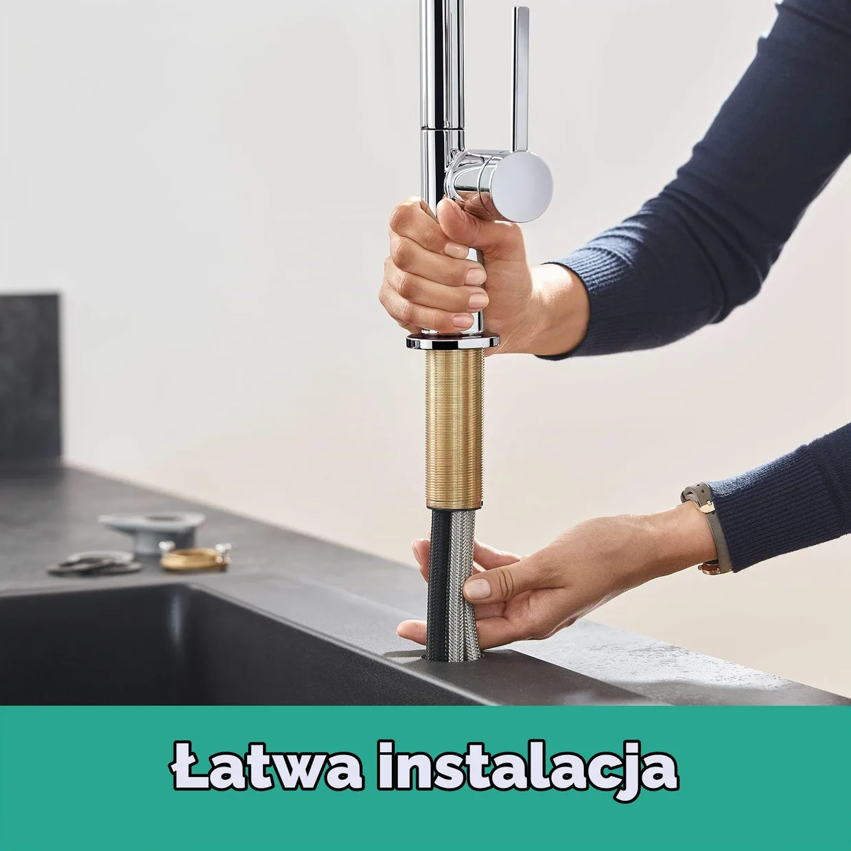 Смеситель для кухни hansgrohe Talis M54 U 220, хром (72806000) — фото 5