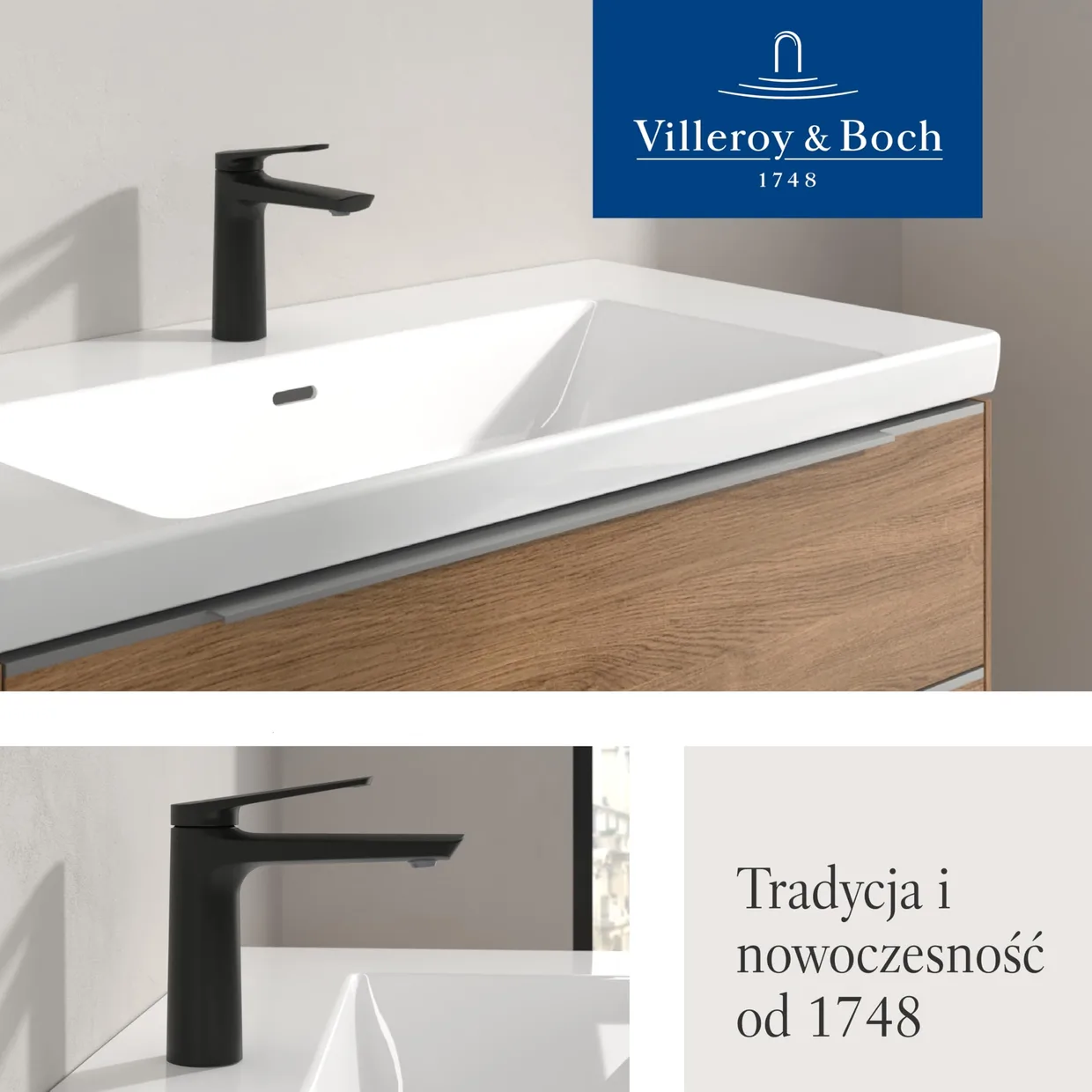 Змішувач для раковини Villeroy & Boch Oasis без донного клапана, висота виливу 114 мм, матовий чорний — фото 7