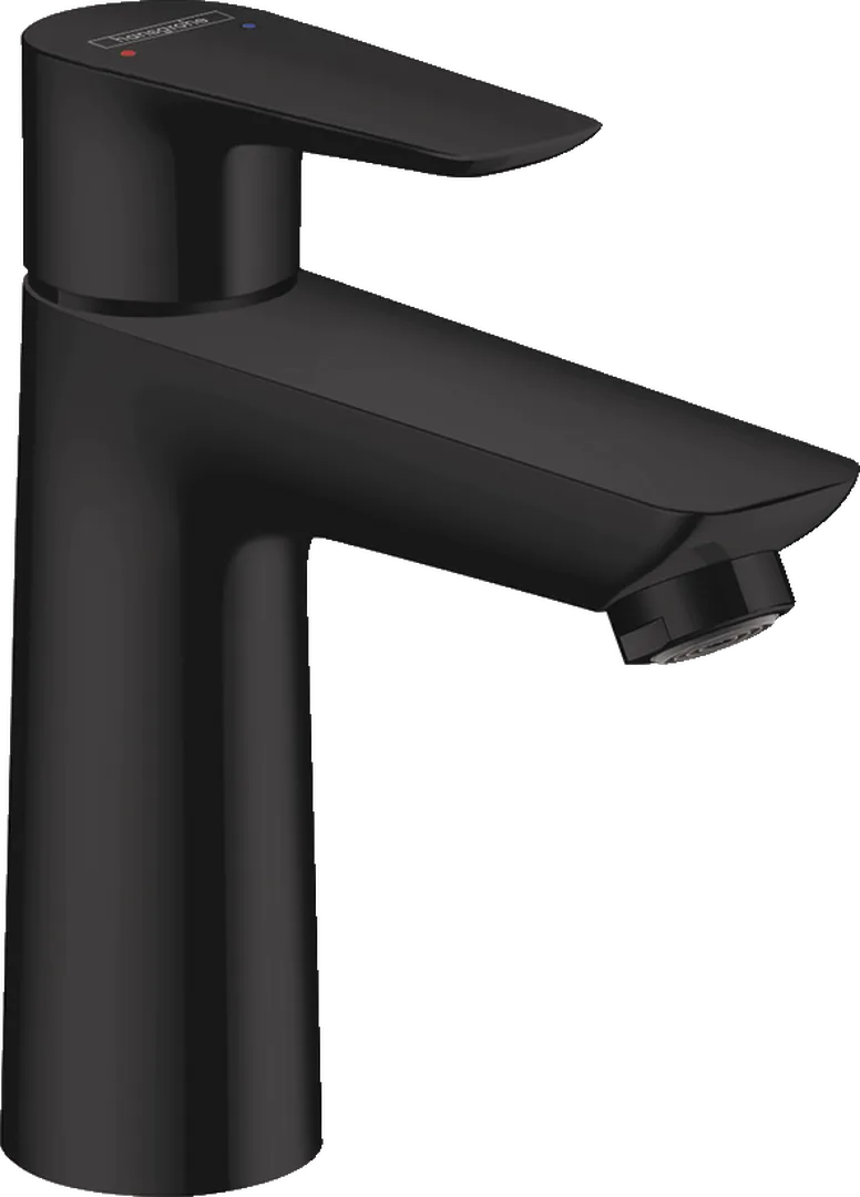 Смеситель для раковины hansgrohe Talis E 110 без донного клапана, Matt Black (71712670)
