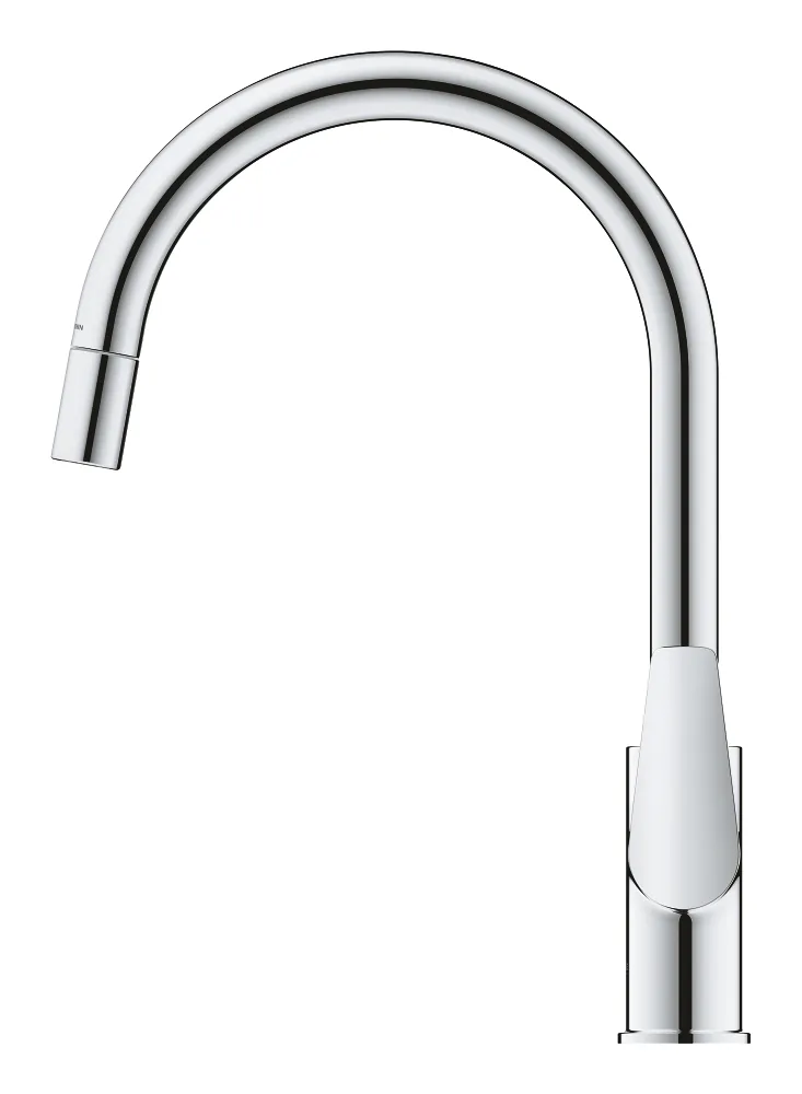 Змішувач для кухні GROHE StartEdge з висувним C-подібним виливом, хром (30553000) — фото 2