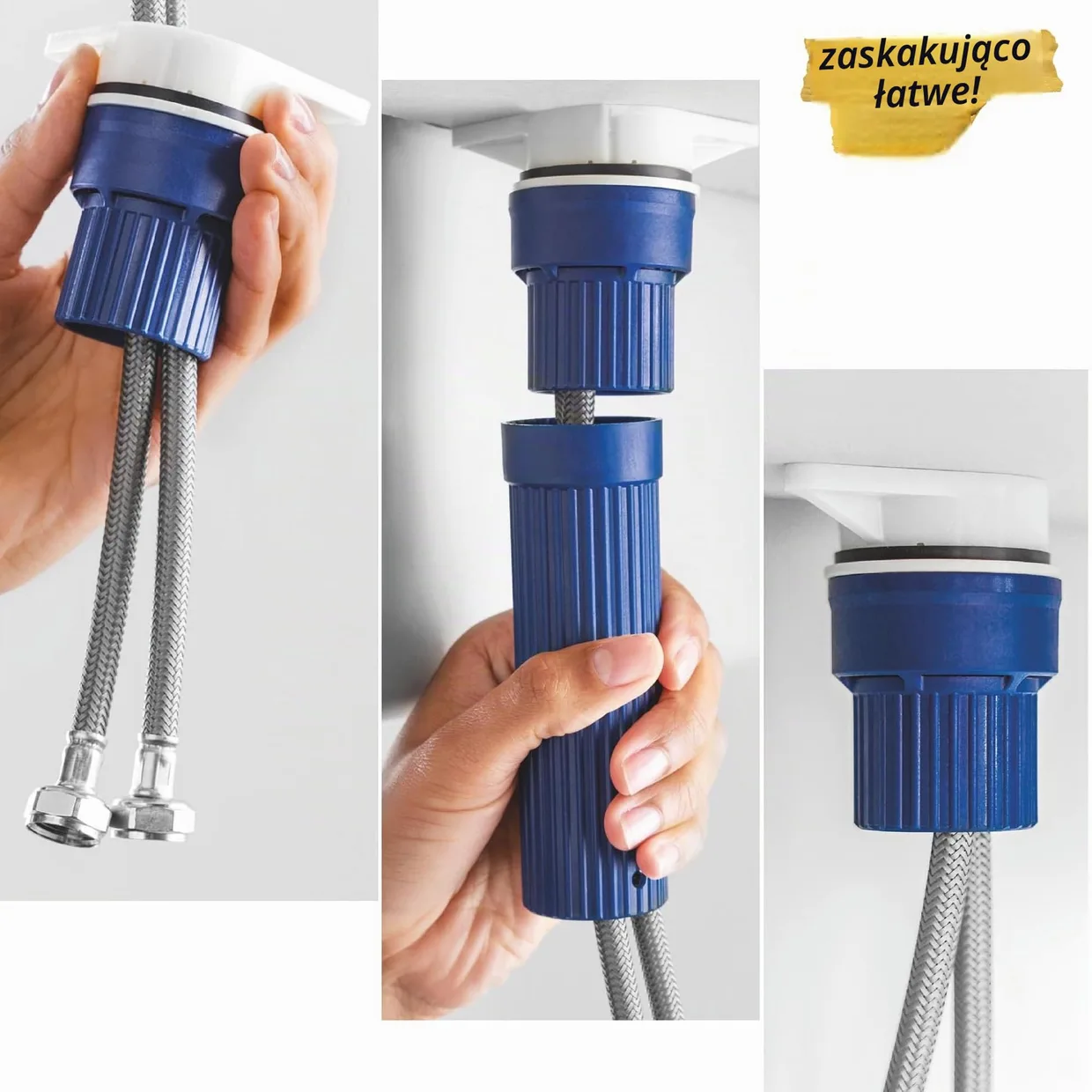 Змішувач для кухні GROHE StartEdge з висувним C-подібним виливом, хром (30553000) — фото 6