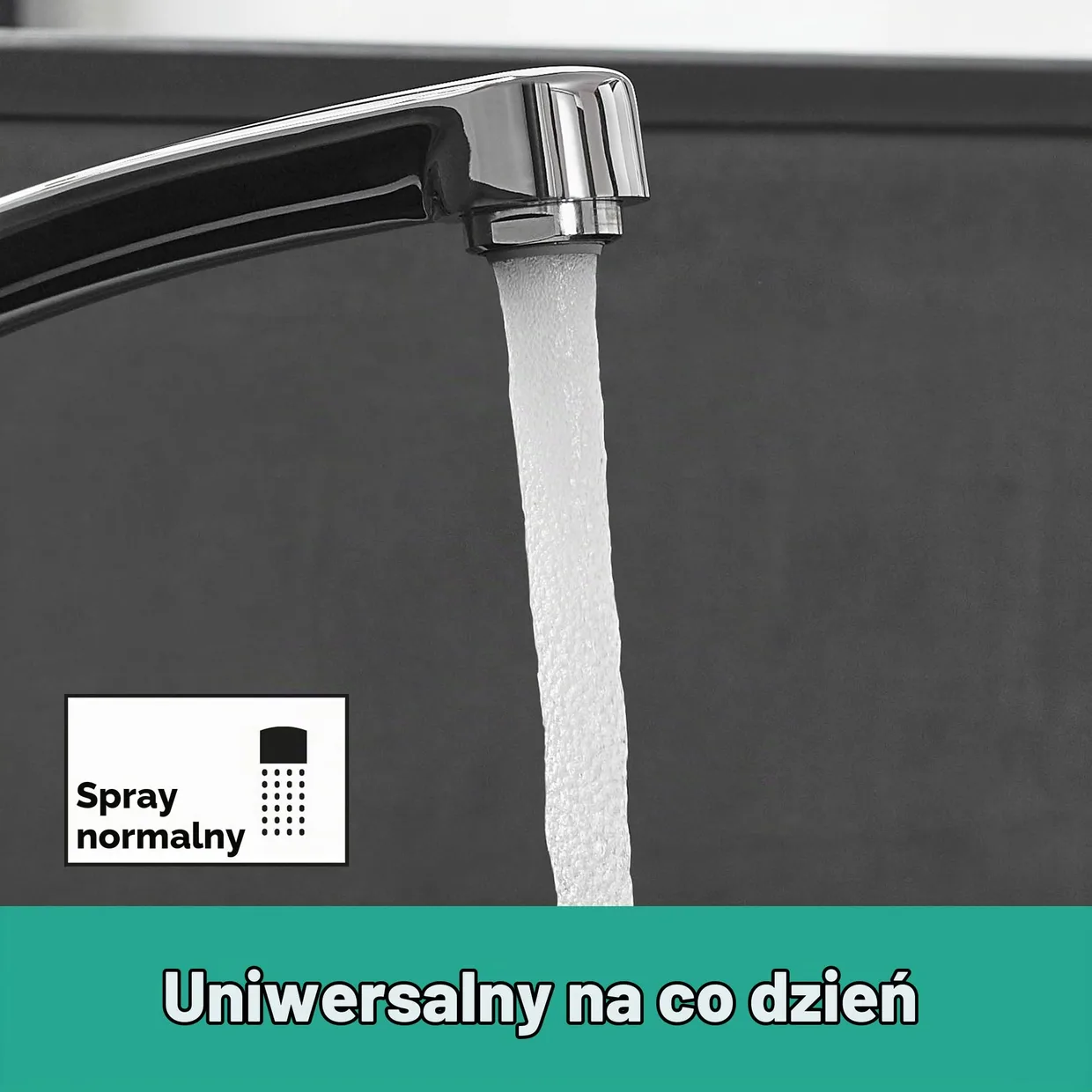 Змішувач для кухні hansgrohe MyCube M з поворотним виливом, хром (13815000) — фото 2