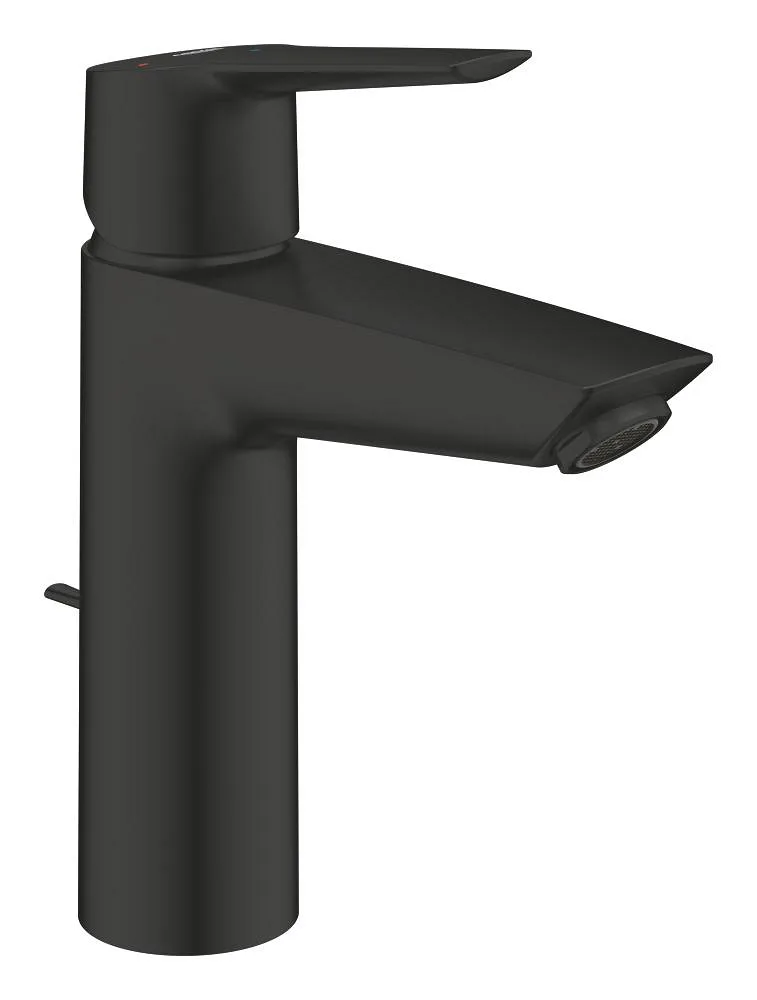 Смеситель для раковины GROHE Start M OpenCold с донным клапаном pop-up, матовый чёрный (235522432)