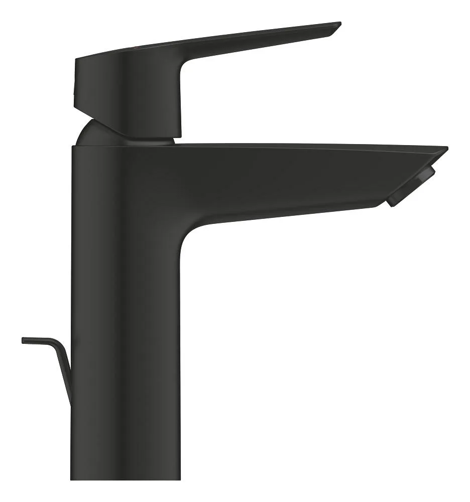 Смеситель для раковины GROHE Start M OpenCold с донным клапаном pop-up, матовый чёрный (235522432) — фото 2