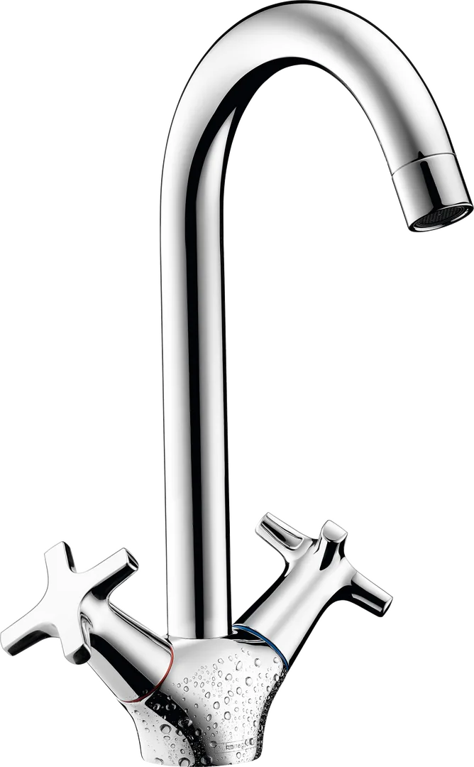 Смеситель для кухни двухвентильный hansgrohe MySport с высоким поворотным изливом, хром (13864000)
