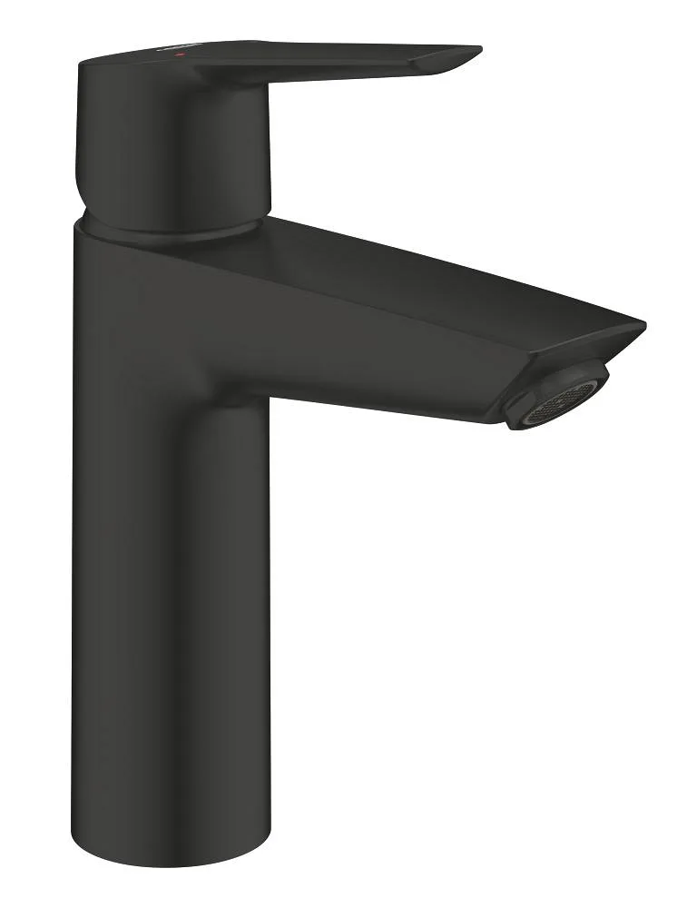 Смеситель для раковины GROHE Start M с донным клапаном Push-Open, матовый чёрный (242042432)