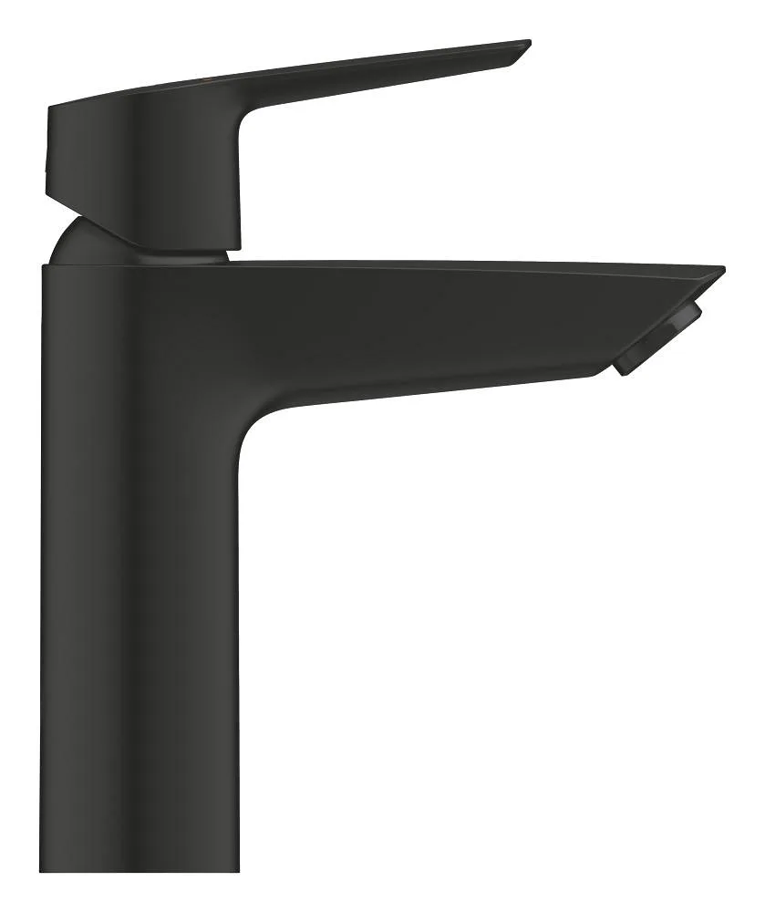 Смеситель для раковины GROHE Start M с донным клапаном Push-Open, матовый чёрный (242042432) — фото 2