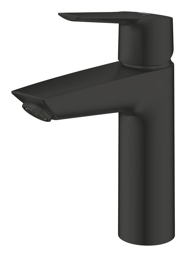 Смеситель для раковины GROHE Start M с донным клапаном Push-Open, матовый чёрный (242042432) — фото 3