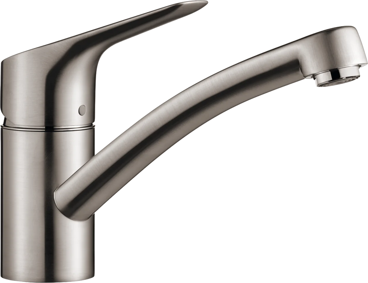 Смеситель для кухни hansgrohe MyCube S с поворотным изливом, Stainless Steel Finish (13814800)