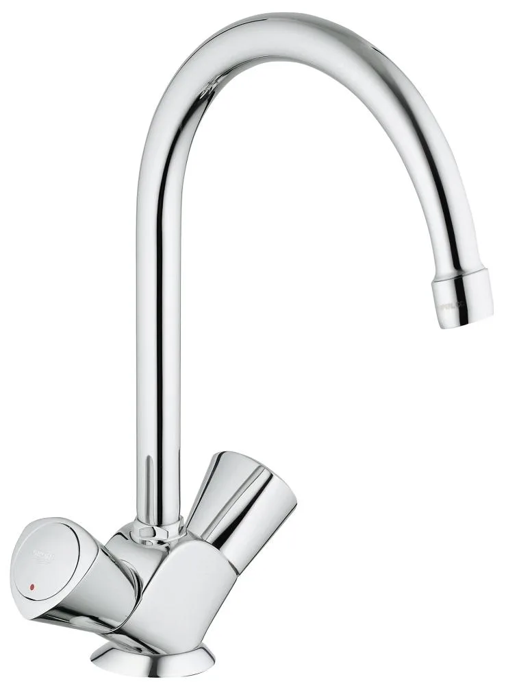 Смеситель для кухни двухвентильный GROHE Costa S с высоким поворотным изливом, хром (31819001)
